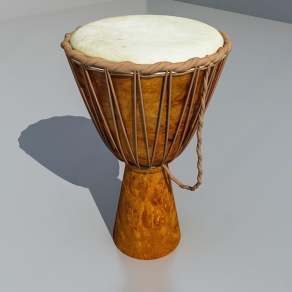 现代鼓3D模型下载